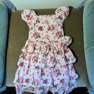 LoveShack Fancy Girls cotton dress size 12